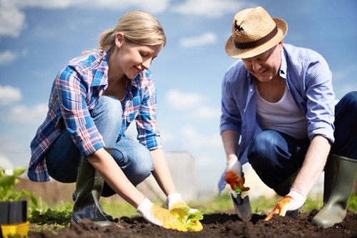 Gardeners Hatch End caring for a tidy local garden