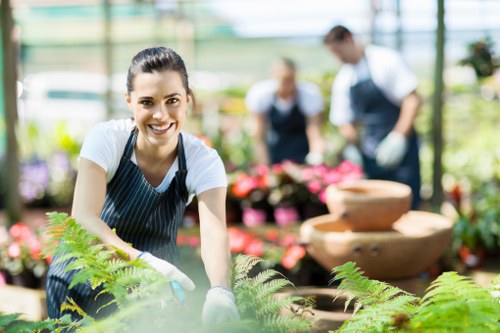 Client concern being recorded in a garden service process